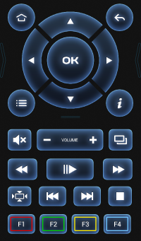 Iptv приставка Aura HD Plus remote2